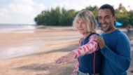 Kerri Kenney and Ricky Robles Cruz in The Four Seasons (Image via Netflix)